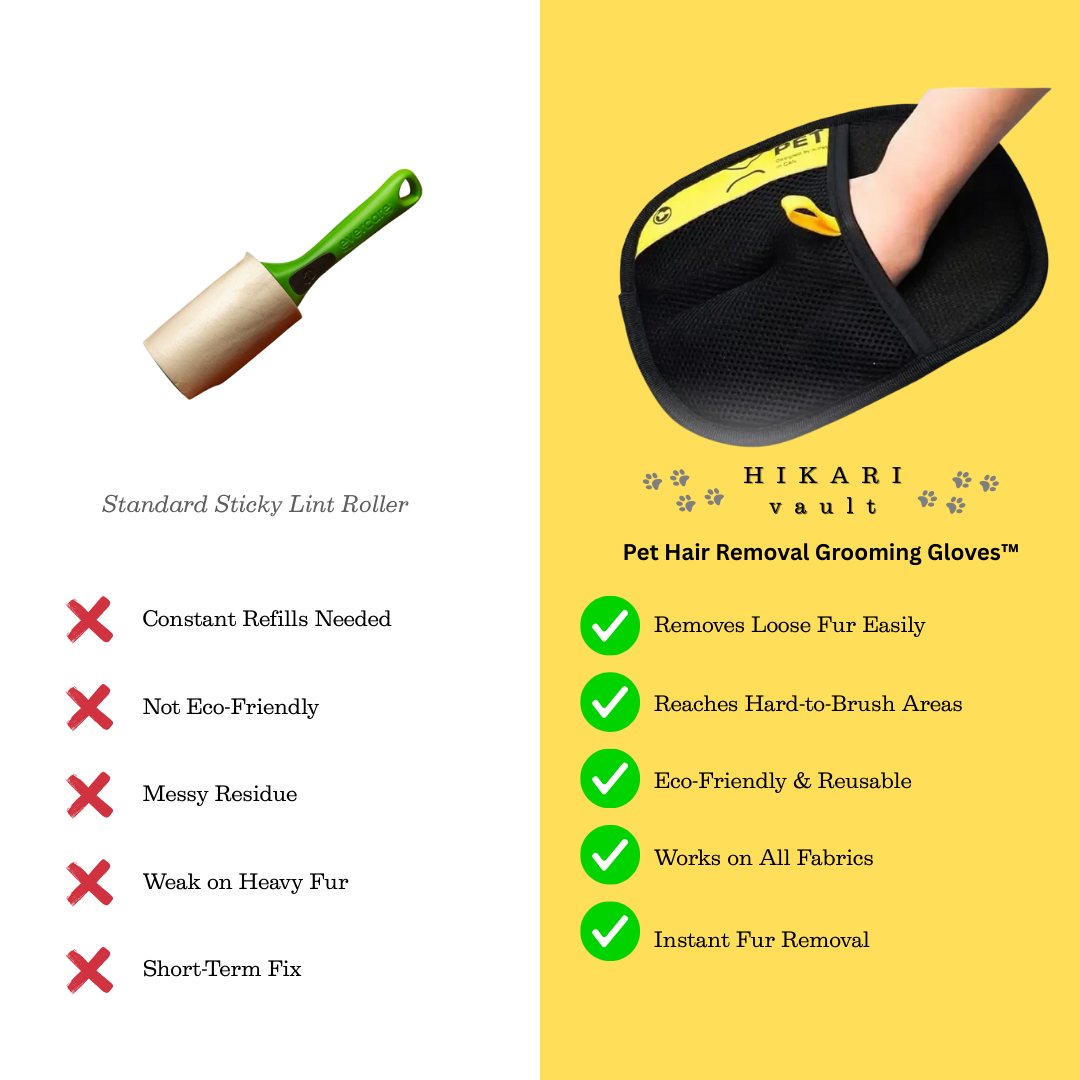 Pet Hair Removal Grooming Gloves™
