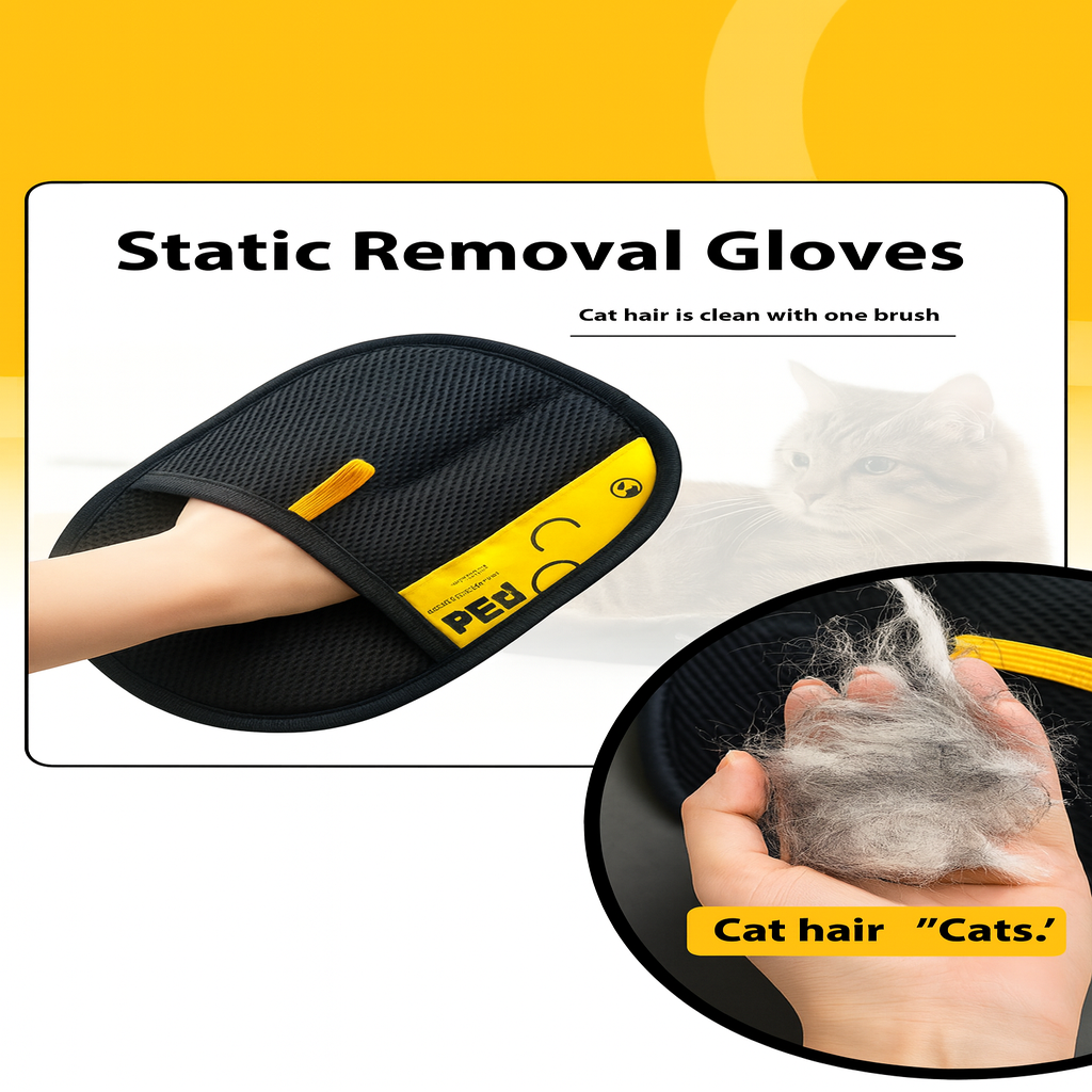 Pet Hair Removal Grooming Gloves™