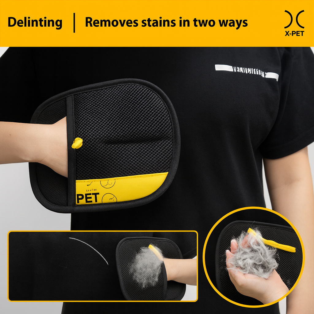 Pet Hair Removal Grooming Gloves™