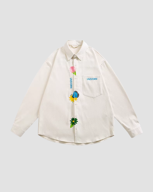 Garden Embroidery Shirt