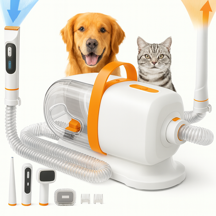 5 in 1 Pet Grooming Vacuum Kit™