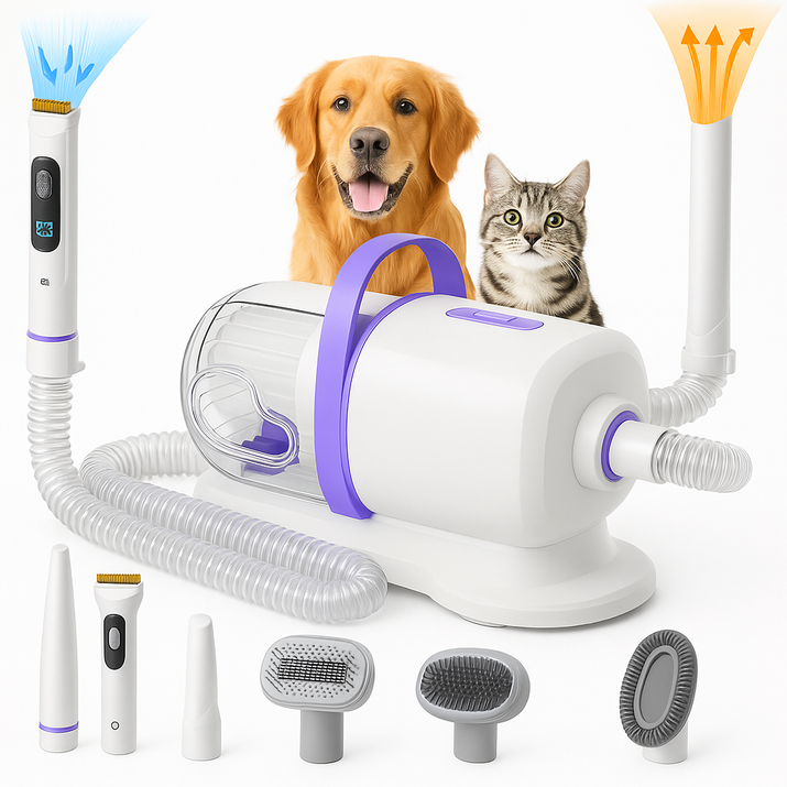 5 in 1 Pet Grooming Vacuum Kit™