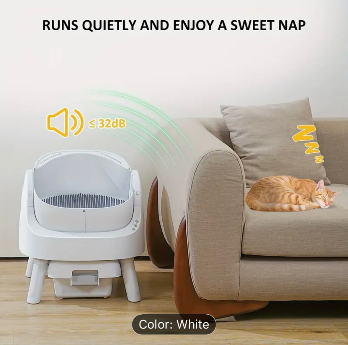 Self-Cleaning Cat Litter Box™