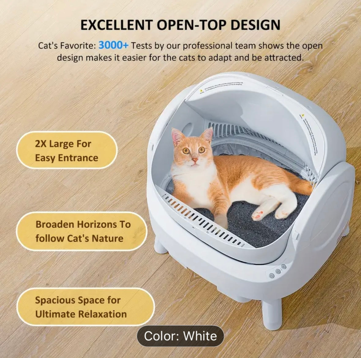 Self-Cleaning Cat Litter Box™