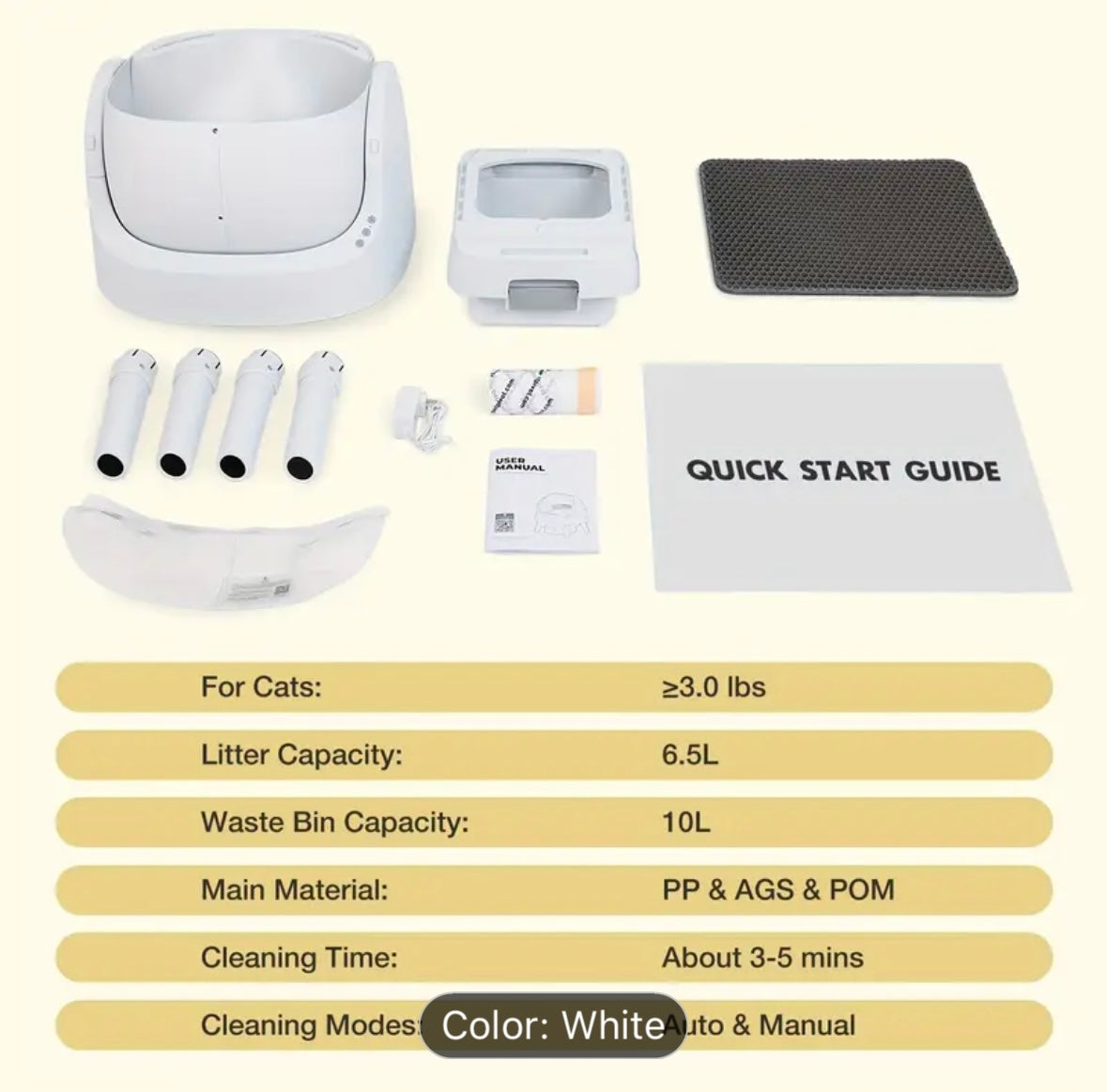 Self-Cleaning Cat Litter Box™